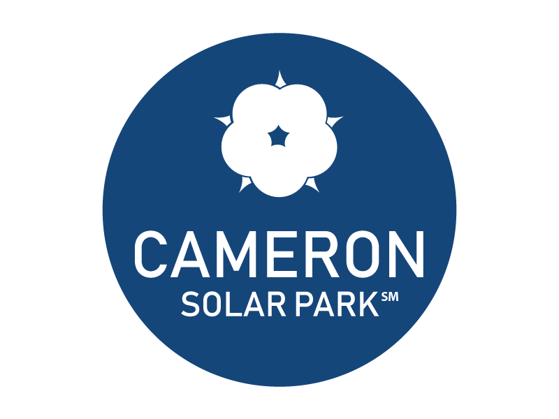 logo of cameron solar park